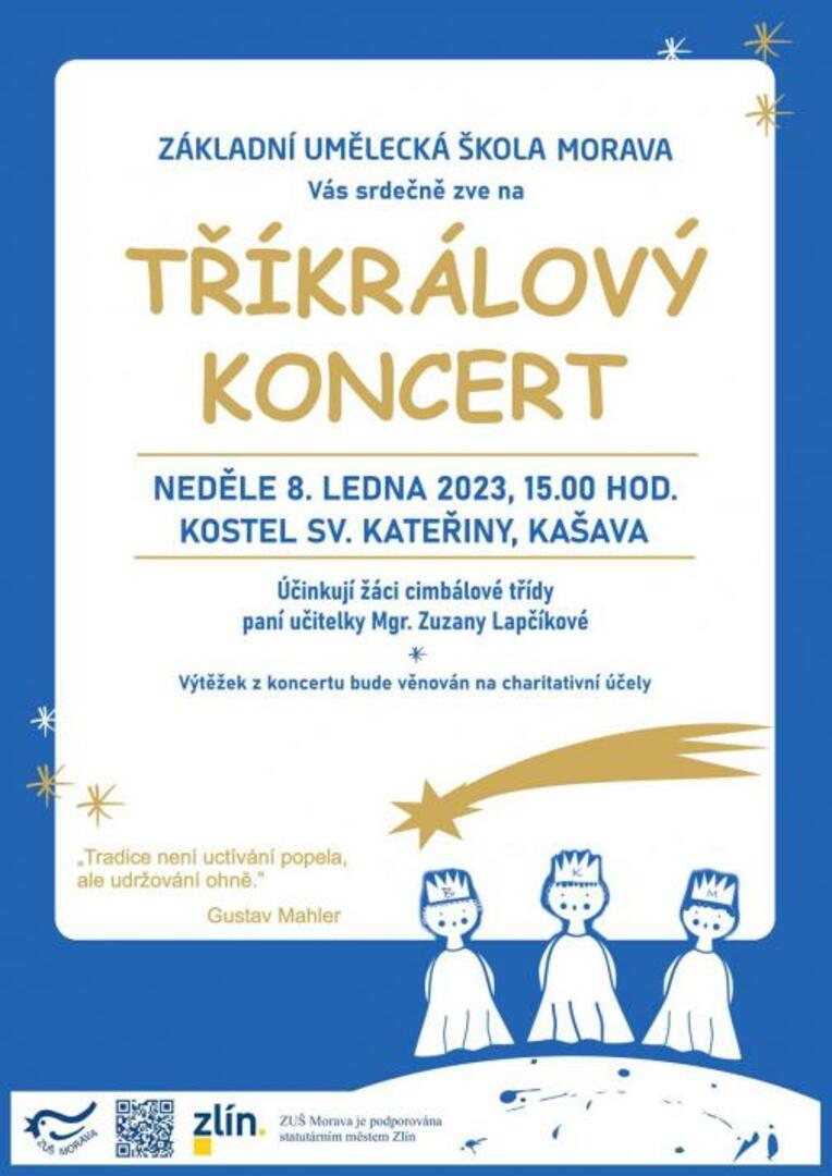 Plakát Tříkrálový koncert