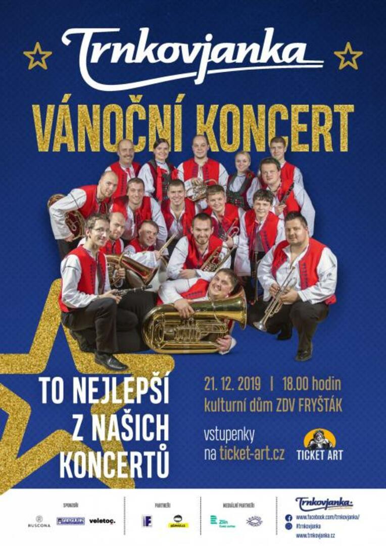 Plakát Vánoční koncert DH Trnkovjanky