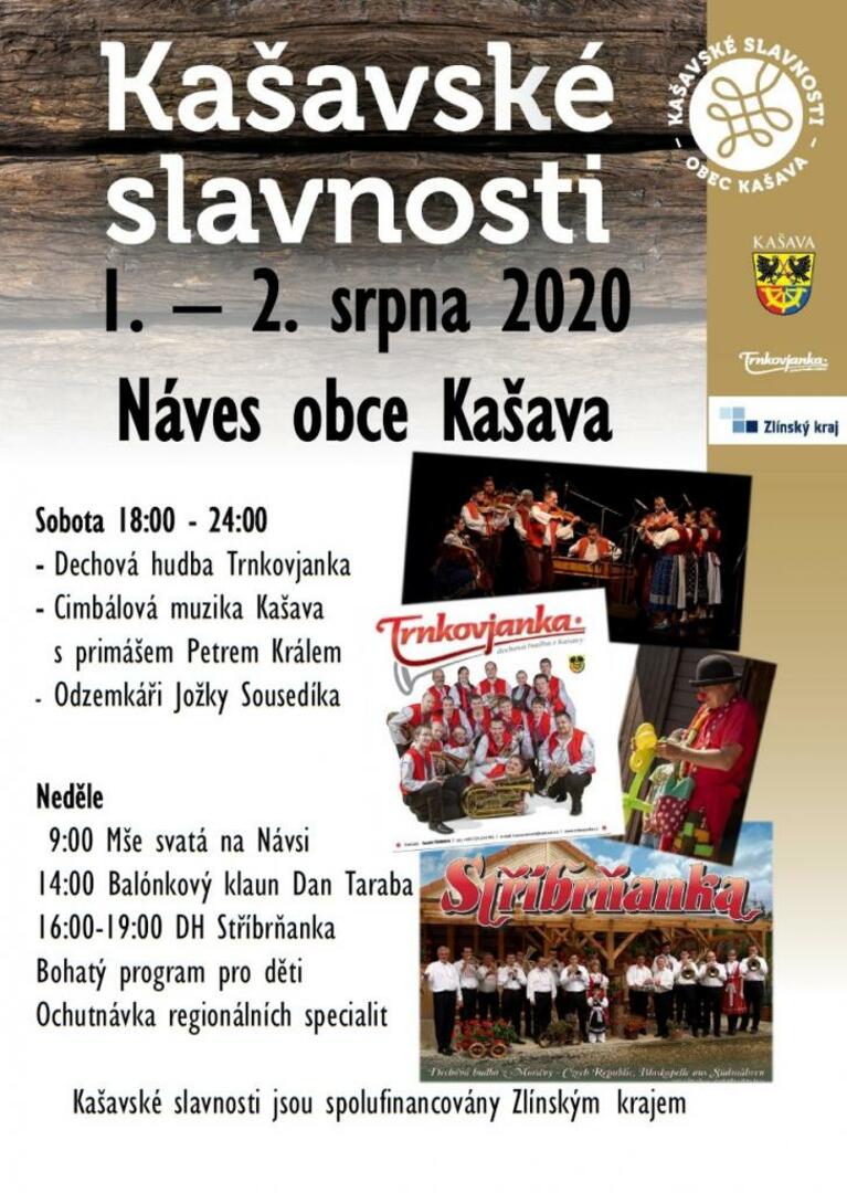 Plakát Kašavské slavnosti 2020