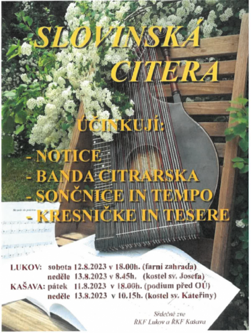 Plakát Slovinská citera