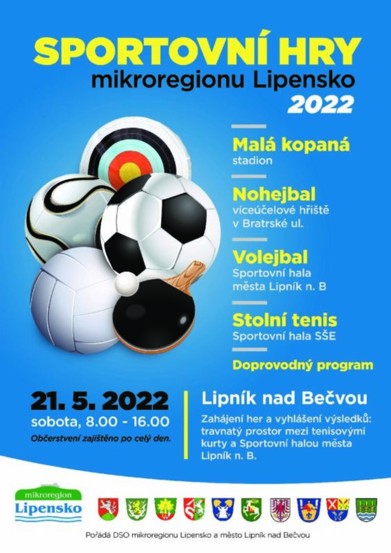 Plakát Sportovní hry mikroregionu Lipensko