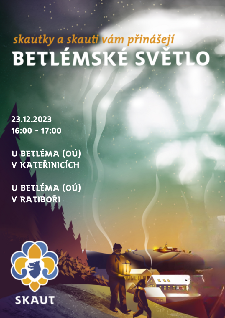 Plakát Betlémské světlo v Kateřinicích