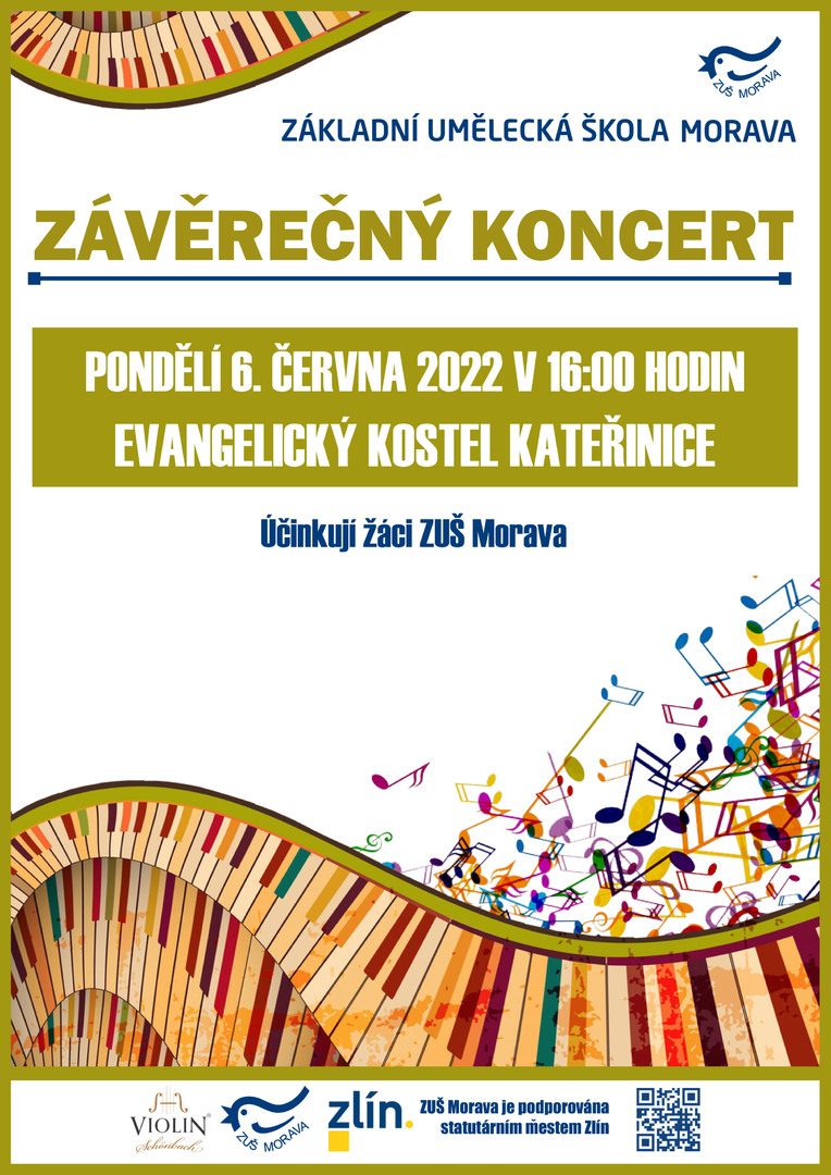Plakát Závěrečný koncert Kateřinice