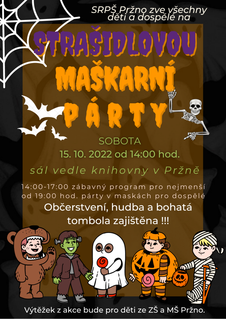 Plakát Strašidlová maškarní párty