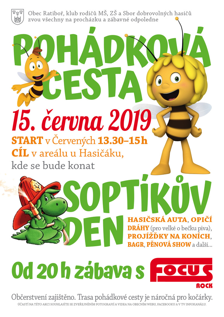 Plakát Pohádková cesta, Soptíkův den a večerní zábava