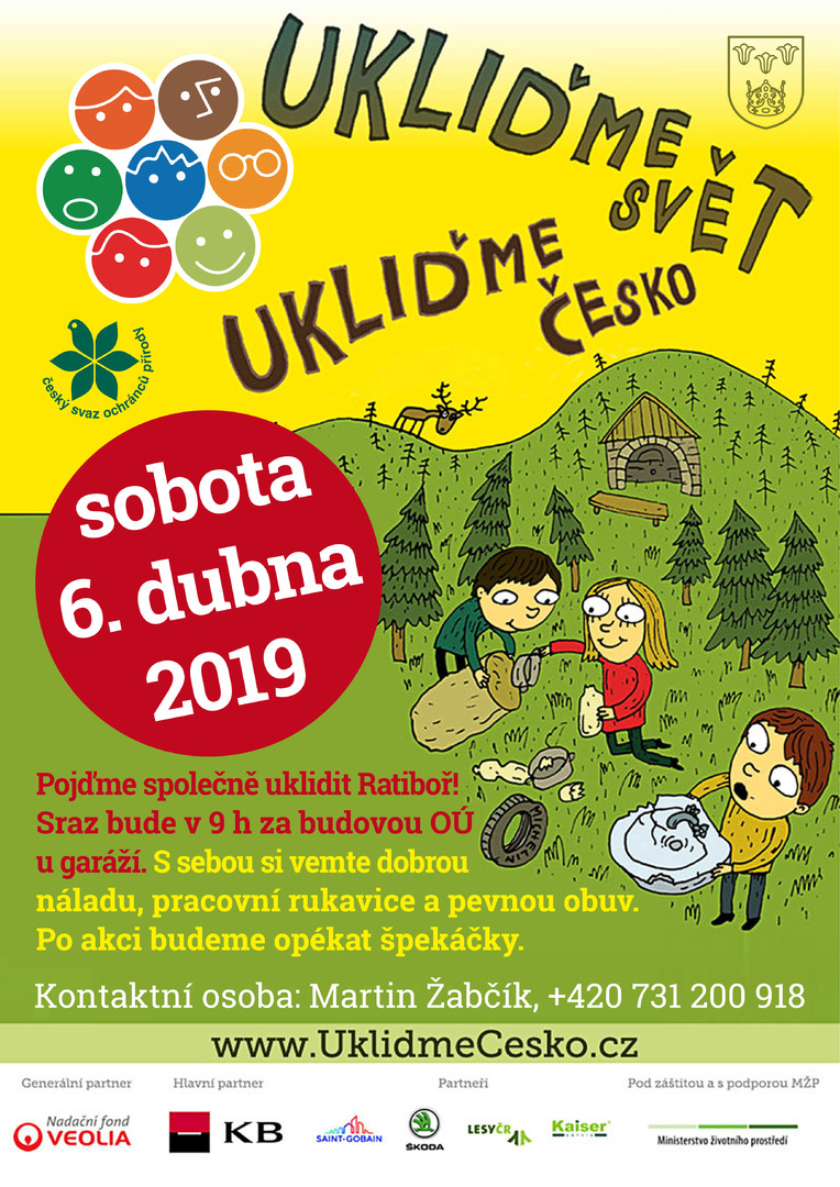 Plakát Let's clean up Ratiboř together!