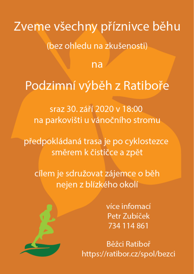 Plakát Podzimní běh