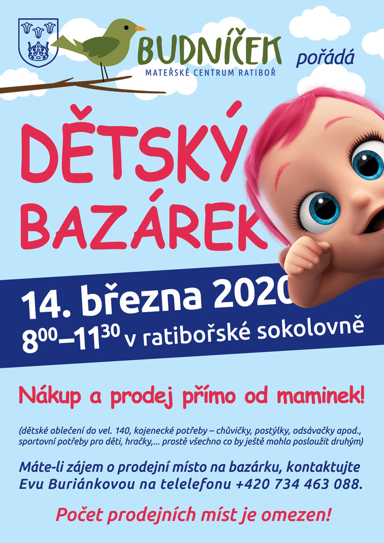 Plakát Dětský bazárek ZRUŠEN!
