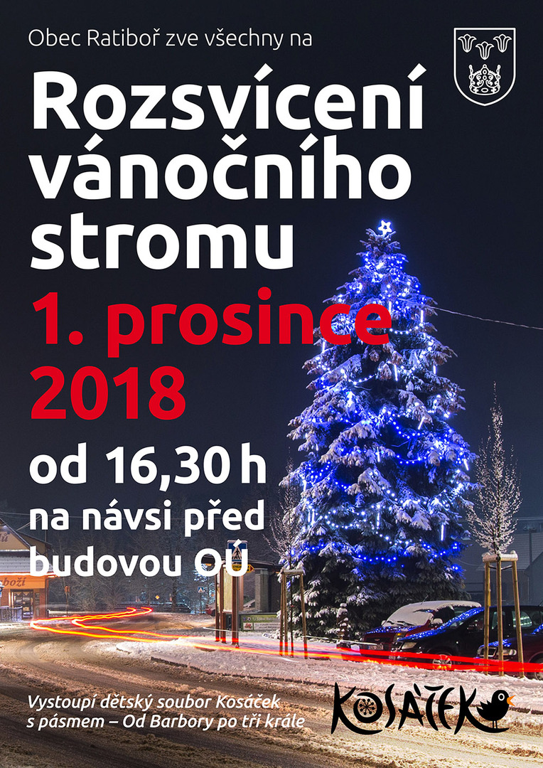Plakát Rozsvícení Vánočního stromu