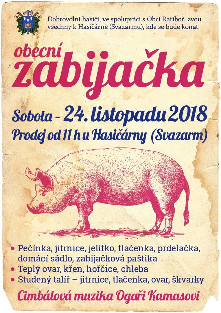 Plakát Städtische Schlachtung 2018