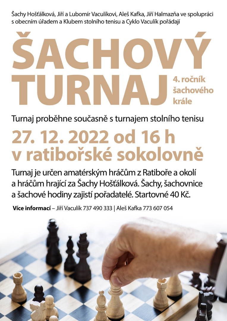 Plakát Chess Tournament 2022