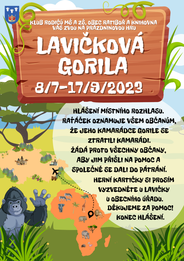Plakát Lavičková Gorila