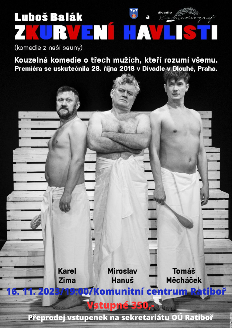 Plakát Divadelní představení – Zkurvení havlisti