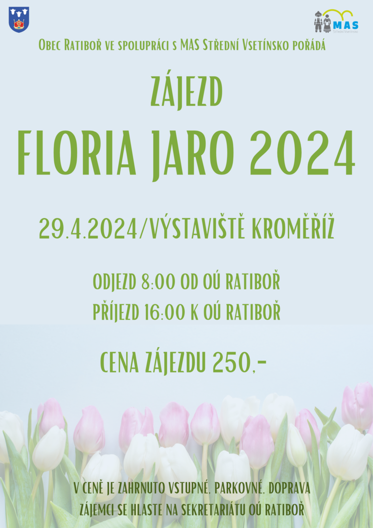 Plakát ZÁJEZD FLORIA JARO 2024