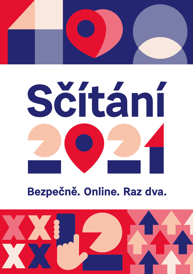 Plakát Sčítání lidu 2021