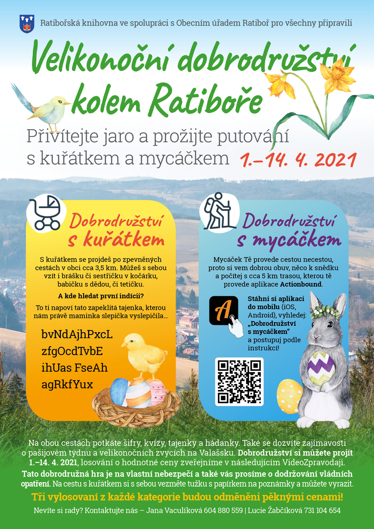 Plakát Velikonoční dobrodružství kolem Ratiboře