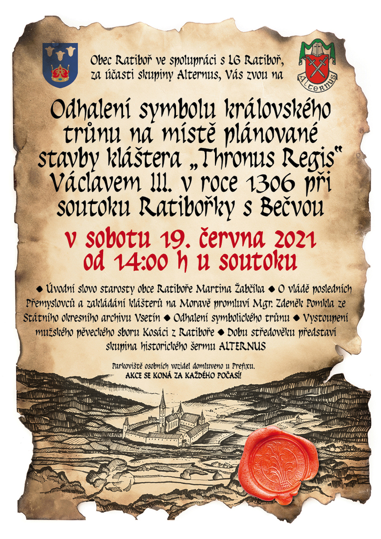 Plakát Enthüllung des Symbols des Königsthrons
