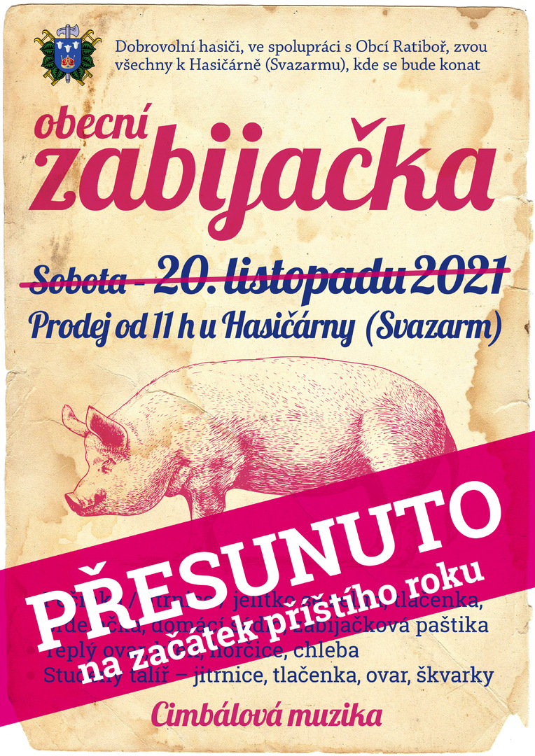 Plakát Municipal Slaughter 2021 - MOVED