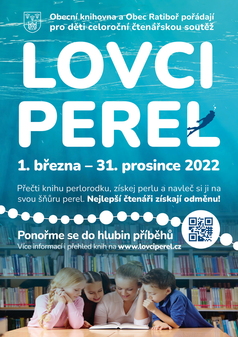 Plakát Lovci perel – čtenářská soutěž