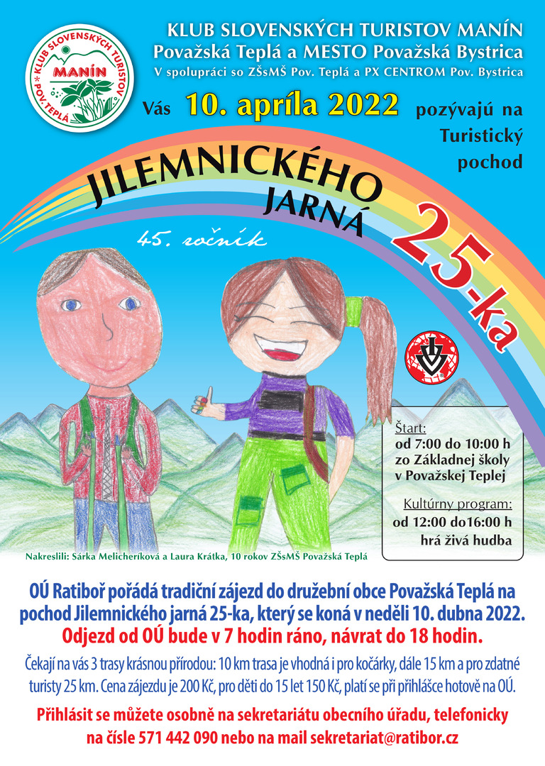 Plakát Jilemnického jarná 25-ka 2022