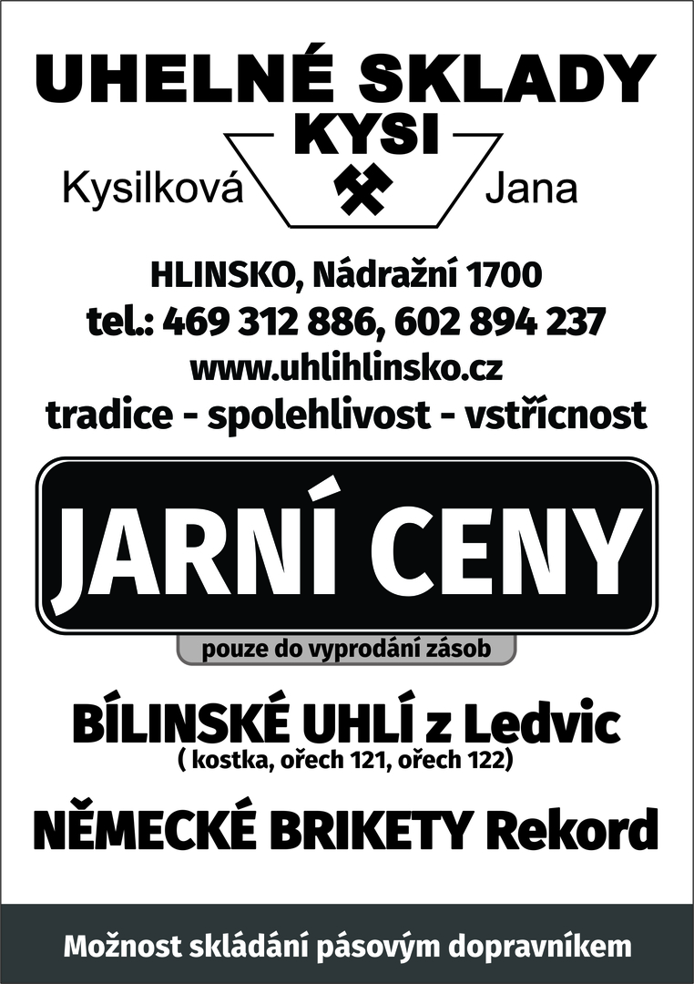 Plakát Uhelné sklady - Ing. Jana Kysilková