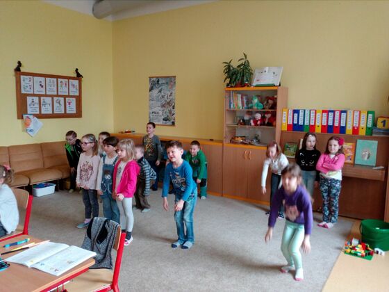 Návštěva 1. třídy v ZŠ Osek nad Bečvou 2018