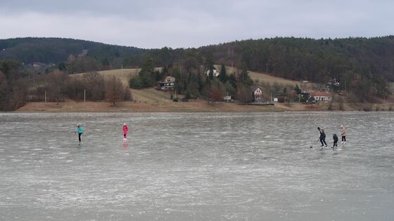 Bruslení na Luhačovické přehradě