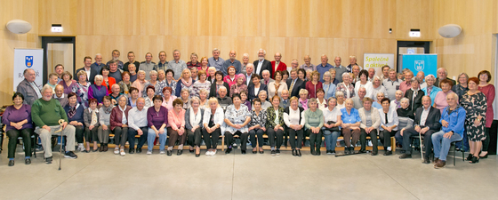 Meeting of seniors at the Community Centre