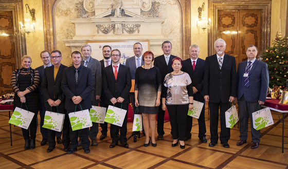 Ceremonial meeting of the winners of the VESNICE OF THE YEAR competition in the Senate